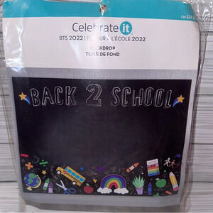 Celebrate it Back to school Backdrop